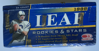 1998 Leaf Rookies & Stars NFL Football Factory Sealed 24 Pack Hobby Box #2