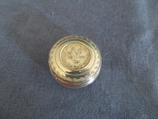 ancienne boite en argent massif  900  12 gr