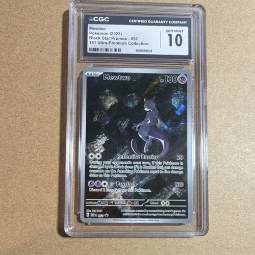 Pokémon Mewtwo 052 Sv: Scarlet & Violet Promo Holo CGC 10