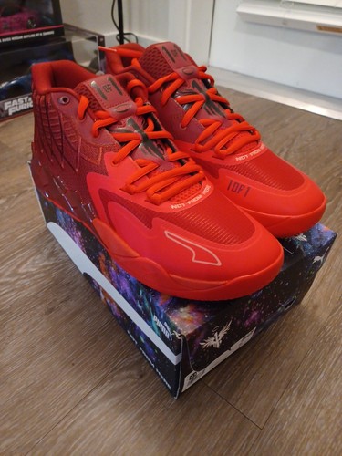 New PUMA LaMELO Ball MB.01 Basketball Sneakers Intense Red 309770-02 Men 11.5