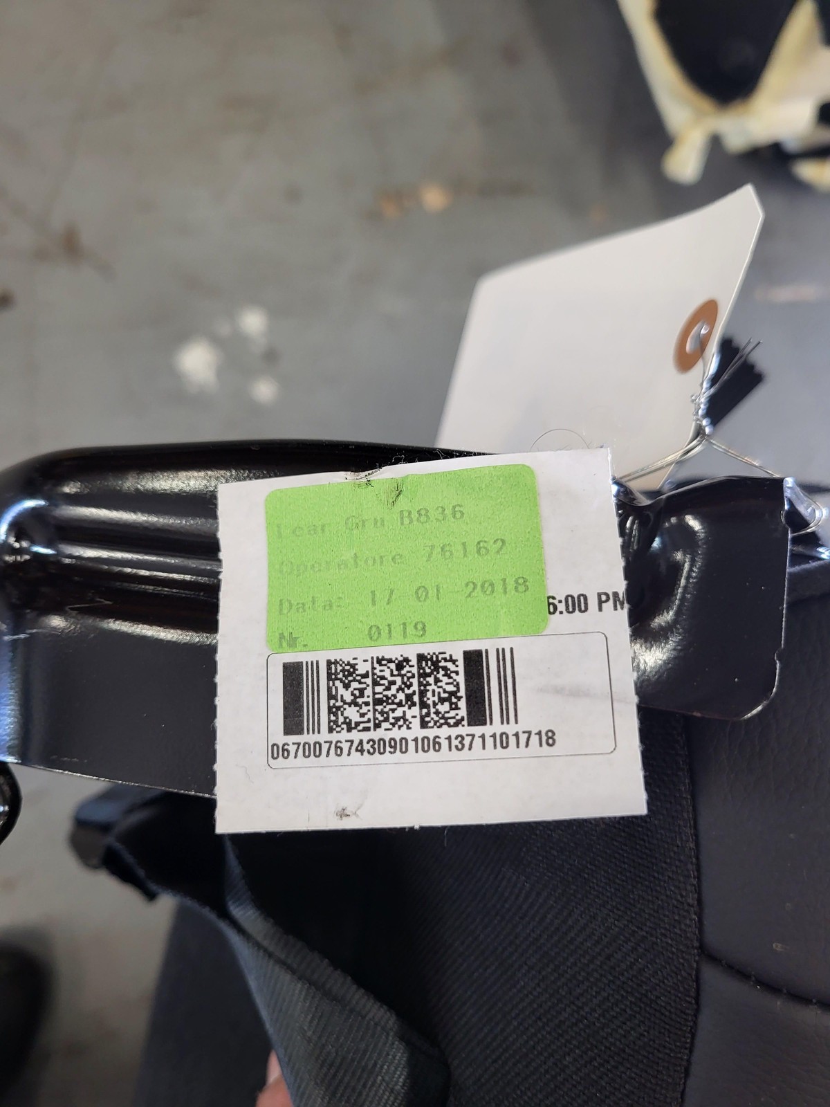 2014-2018 Maserati Ghibli Rear Passenger Seat Upper Cushion OEM 3.0L RWD