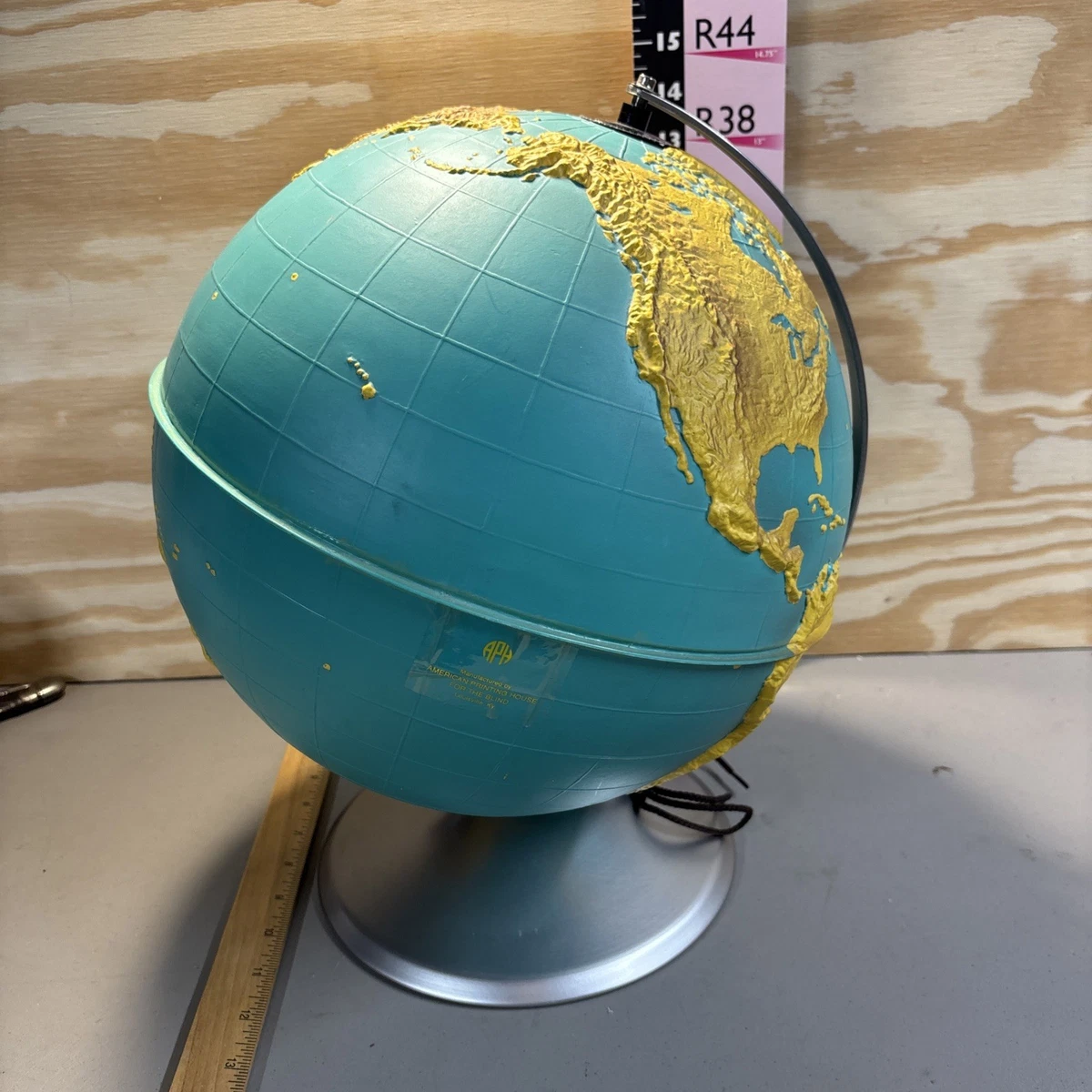蓝色复古原版古董世界地球仪、天体地球仪| eBay
