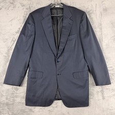 Brioni Blazer Sport Coat Men  s 42 Long Navy Blue Wool Nomentano Made in Italy