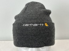 Carhartt A164 CLH Beanie Hat Grey Made In USA *no Visor* OSFA