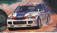 1:24 Hasegawa Mitsubishi Lancer Gsr Evolut.Iii Rally Malaysia 1996 Kit HA20537 M