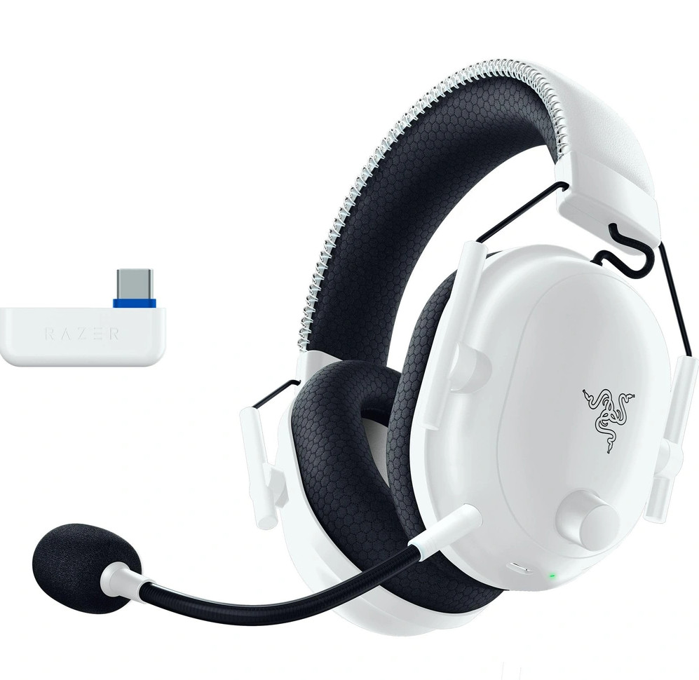 Razer White Blackshark V2 Pro For Playstation Headset Wireless Head-Band Gam - Image 2