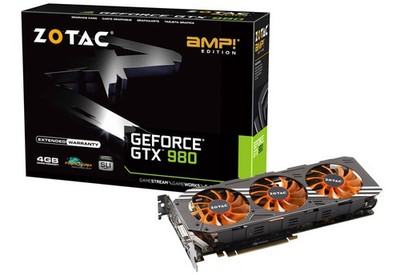 Zum Verkauf steht eine Zotac GeForce GTX 980 in AMP! Edition.