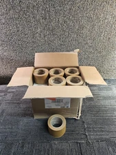 (QTY 24) 3M Scotch 570 Performance Paper Box Sealing Tape, 72 mm x 50 m Brown
