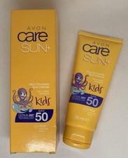 Avon Care Sun+ Kids 50 SPF Multivitamin Sun Cream Very Water Resistant 75ml BNIB