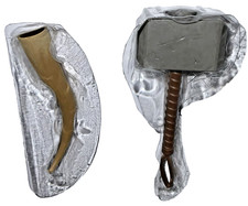 Marvel Legends Maximum Thor MJOLNIR & DRINKING HORN Hammer Accessory