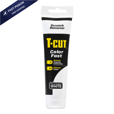 T-Cut Color Fast White Car Wax Polish Scratch 5.2 Ounce (Pack of 1), 