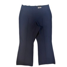 Simply Vera Vera Wang Knit Pants Women XL Navy NEW High Rise Flare