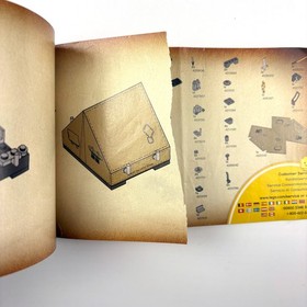 Lego Indiana Jones Temple of Crystal Skull 7620 7624 7626 7627 1 & 2 Instruction