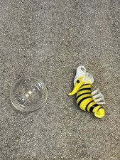 Handmade Floating Blown Glass Seahorse With B...
