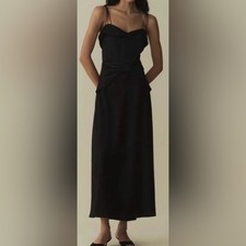 DOEN Donetta Maxi Dress Black Size 8