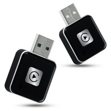 Wireless Carplay Adapter, Android Auto Adapter 2025 Carplay, Plug and Play Co...