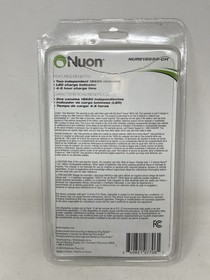 Nuon NURE18650-CH Lithium Ion 18650 Battery Charger 2 Channel NEW Damaged Pack