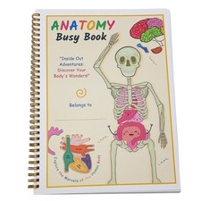 Engaging Human Body Systems Busy Book Accessory for Kids Learning Tool Fun