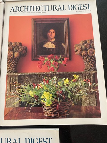 Vintage 1991 Architectural Digest Magazines Interior Design Ads Lot of 5 - Picture 8 of 14