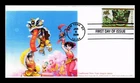 DR JIM STAMPS US COVER CHINESE NEW YEAR OF THE OX FDC NEW YEAR DRAGON DANCE