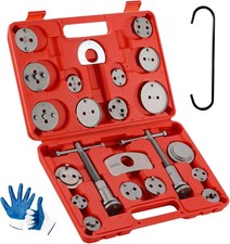 24pcs Disc Brake Caliper Tool Kit Front Rear Brake Piston Compression Tool Set