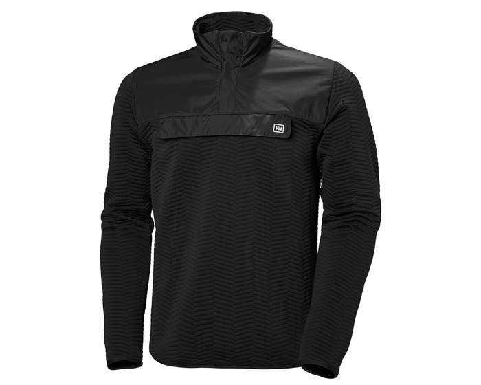 New Helly Hansen Lillo Men's Sweater 980 Ebony /M - Size Medium