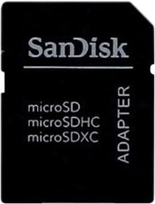 SanDisk microSD Micro SD to SD SDHC Memory Ca...