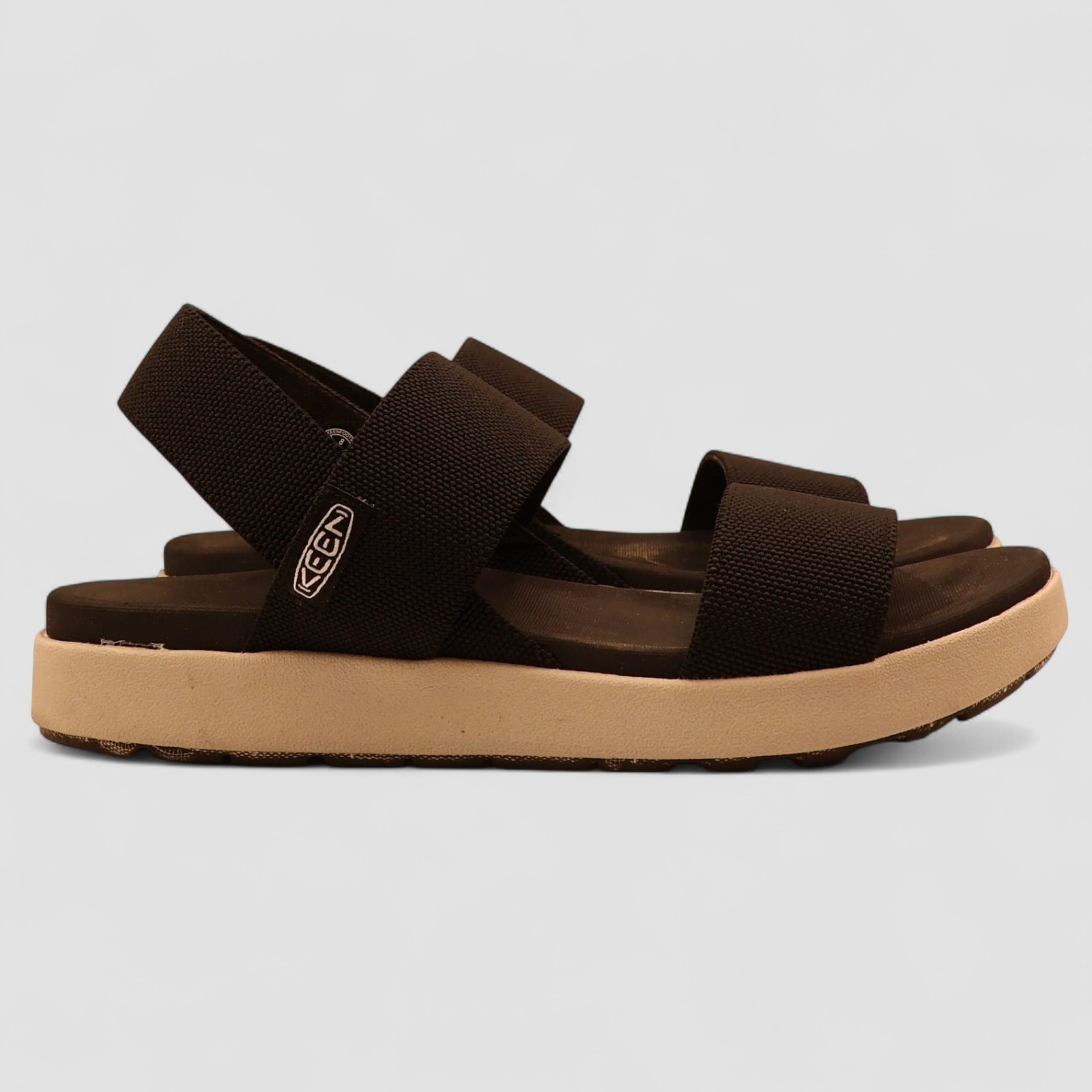 Sandali con zeppa KEEN donna Elle backstrap casual plateau taglia 8 punta aperta