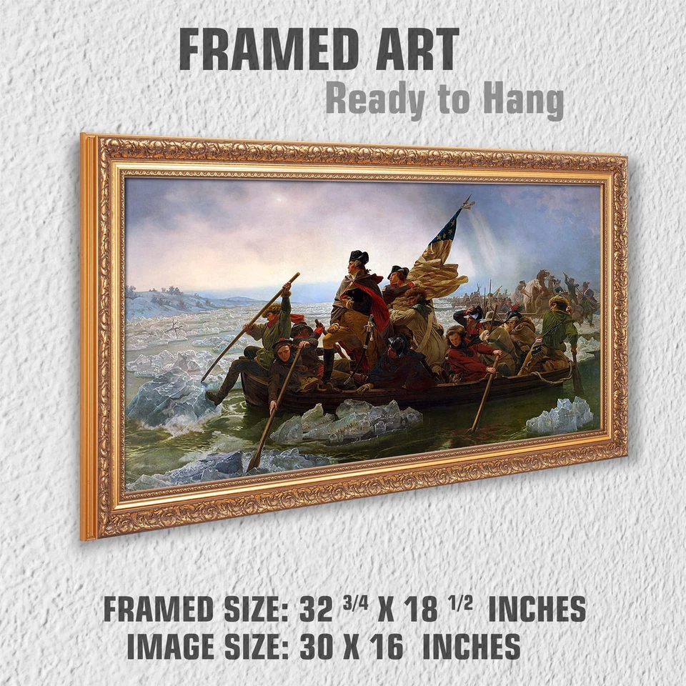 Washington Crossing The Delaware 1851 by Emanuel Leutze The World Classic Art... - Image 3 of 4
