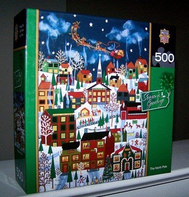 MEDANA GABBARD--MASTER PIECES - THE NORTH POLE - 500 PIECE PUZZLE - COMPLETE!
