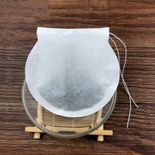 100 Pcs Reusable Drawstring Tea Filter Bags Herb Spice Paper Infuser Pouch 0.06 per strip