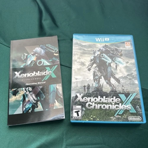 Xenoblade Chronicles X (Nintendo Wii U, 2015) W/ Rare Printed Manual