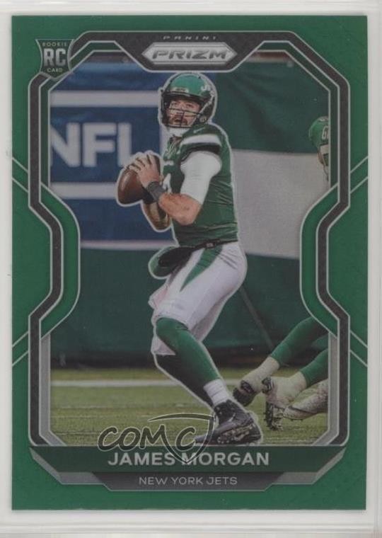 2020 Panini Prizm Rookie Green Prizm James Morgan #356 0q0m