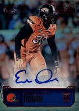 2016 Prestige Rookie Autographs Xtra Points Red #31 Emmanuel Ogbah Auto - FB