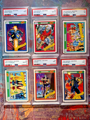 1990 Impel Marvel Universe Series 1 COMPLETE SET #1-162 + HOLOS