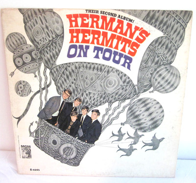 Herman's Hermits   Herman's Hermits On Tour Their Second Album - Vinyl LP Album