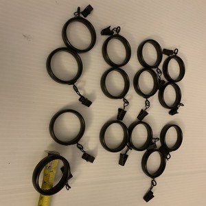 14 Curtain Clip 1 3/4" Rings-Antique Bronze 
