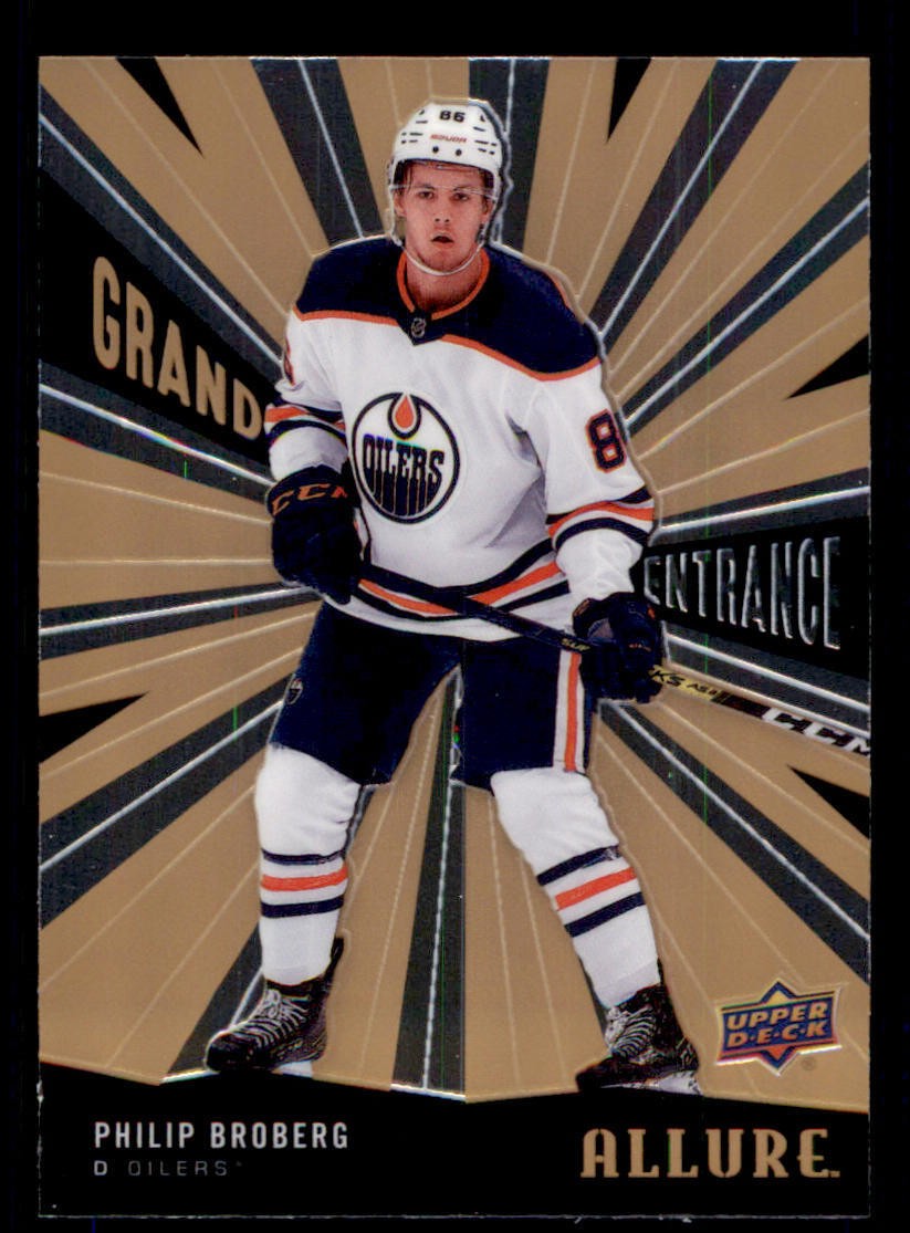 2020-21 Upper Deck Allure Grand Entrance #GE18 Philip Broberg