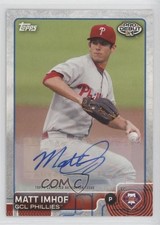 2015 Topps Pro Debut Auto Matt Imhof #45 Auto 0q5