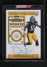 2019 Panini Contenders Rookie Ticket Devin Bush II #238 Auto x5u