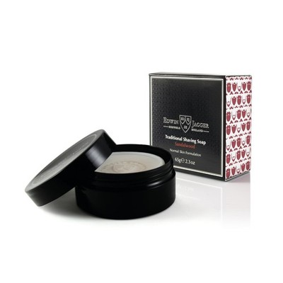 Edwin Jagger SSSWT Sandalwood 99.9% Natural Traditional Shaving Soap 65g Trav...