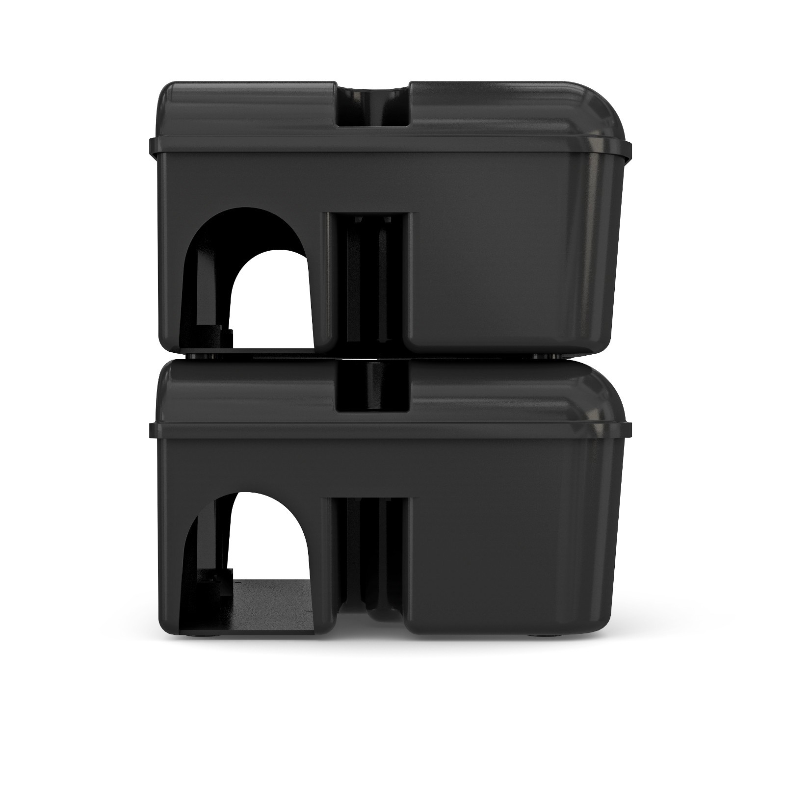 NOPE Rat & Mouse Bait Box Lockable x2 Indoor/Outdoor All-Weather Fits Grain Bait