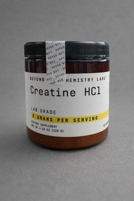 Beyond Raw Chemistry Labs Creatine HCl Powder - 60 Servings. Exp. 3/2028