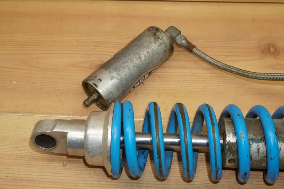 1986 Kawasaki KX250 KX 250 Aftermarket Works Rear Shock Absorber Tested Good - Image 3 of 4