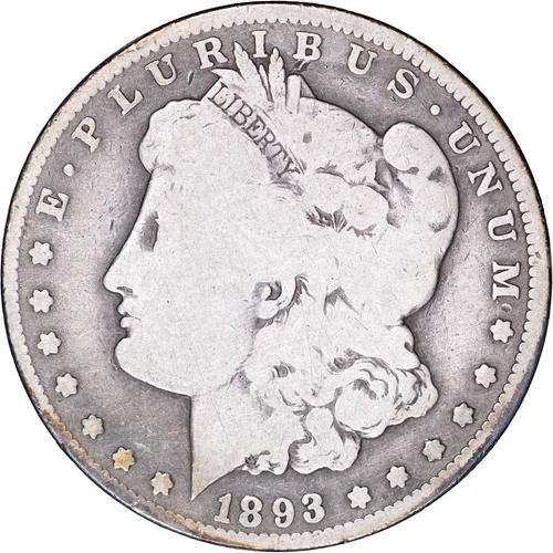 1893-O $1 Morgan Silver Dollar ~ Good Details