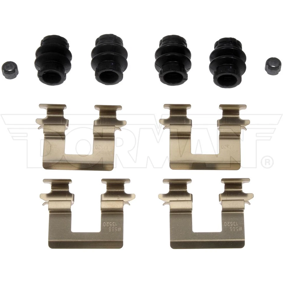 Kit de ferragens de freio a disco dianteiro traseiro compatível com Chevrolet Uplander 2005-2008 - Imagem 4 de 4