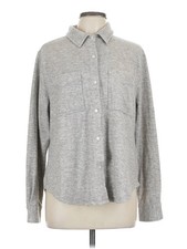 Dylan Women Gray Pullover Sweater L