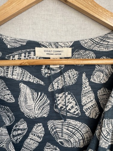 Seasalt Cornwall Chapalle Organic Cotton Shell Print Size 22 - Picture 15 of 20