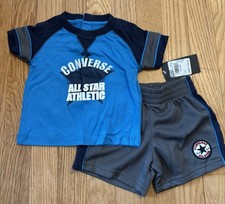 NWT Baby Boys Converse 2-Piece Short Set - 3/6 Months