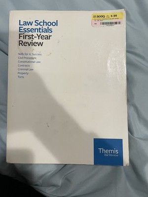 Themis Law School Essentials First Year Review 2017-18 Edition - NEW 